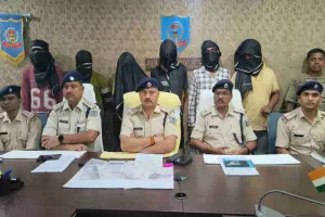 बोकारो: पुलिस ने आपराधिक घटना में संलिप्त 6 अपराधियों को किया गिरफ्तार 